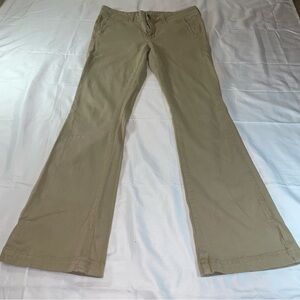 American Eagle Outfitters Tan Flare Jeans